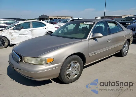 2001 Buick Century Custom z USA, uszkodzony, nr VIN 2G4WS52J011175695